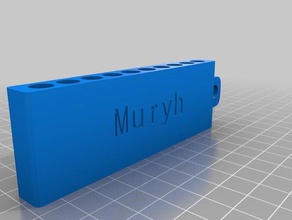 my customized golf tee carrier sport & outdoors 3d print model - Mito3D