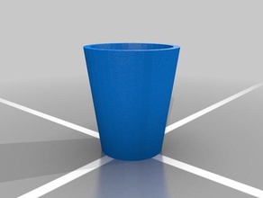 ice shot glass mold kitchen & dining freezer shotglass water 3d print model - Mito3D
