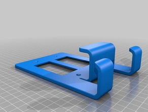 light switch plate hooks household 3d print model - Mito3D