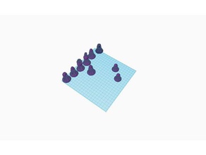 jeu d'échecs les échecs 3d print model - Mito3D