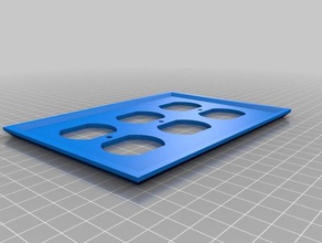 3 x 2 nema plaque ménage personnalisé 3d print model - Mito3D