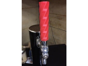 kegerator appuyez sur la poignée de torsion simple robinet bière du 3d print model - Mito3D
