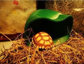 tortoise shelter without pole pets 3d print model - Mito3D