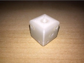 hollow dice easy print 3d print model - Mito3D