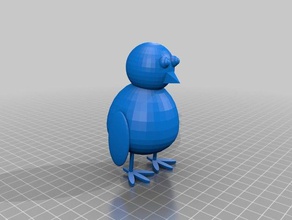 kuş 3d baskı madewithtinkercad 3d print model - Mito3D