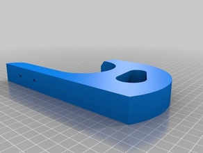 4lb axe de montage crochet ménage personnalisé 3d print model - Mito3D