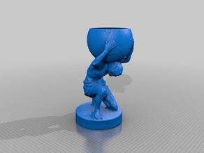 a atlus copa esculturas cálice 3d print model - Mito3D