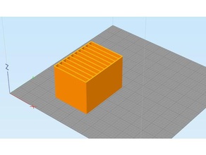 10x 25 hdd hard drive container tray computer 3d print model - Mito3D