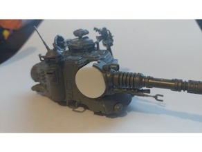 dunecrawler gun mount toy & game accessories adeptus mechanicus admech warhammer 40k wh40k 3d print model - Mito3D