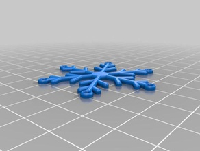 snowflake toys & games snow police policie flake 3d print model - Mito3D