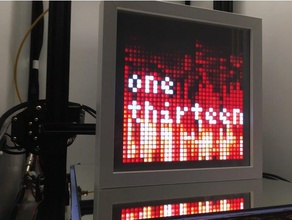 smartmatrix pixelmatrix pixel grid 32x32 ikea ribba 23x23 cm electronics ifh6-32x32-16s 3d print model - Mito3D