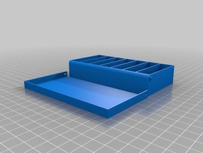 my customized pill box organizer containers 3d print model - Mito3D