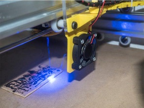 lazer dumanı blower destek araçlar cortadoralaser gravador lasercut kesim kesici 3d print model - Mito3D