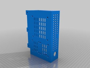 am8 electronics box usb sd cutout 3d printer parts 3d print model - Mito3D