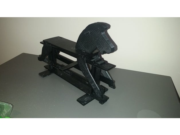 cavallo a dondolo 3D print model - Mito3D