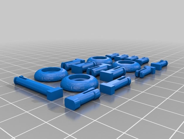 diman pins customized 3D print model - Mito3D