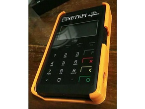 cubierta de icmp ingenico pos la tarjeta crédito dispositivo bluetooth tableta 3d print model - Mito3D