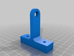 t shape bracket household 3d print model - Mito3D
