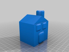 full house Gebäude & Strukturen Menschen 3d print model - Mito3D