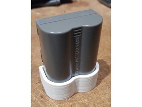 en-el3e battery caps camera holder malyan m200 nikon 3d print model - Mito3D