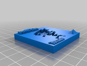 storm lake trousseau de clés L'impression 3d 3d print model - Mito3D