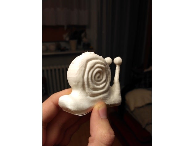 escargot gary l'escargot de bob l'éponge sculptures sculptris la sculpture 3D print model - Mito3D