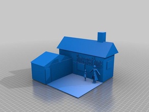 di base della casa edifici e strutture edificio 3d print model - Mito3D