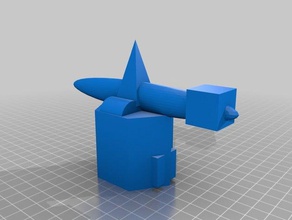nuke casa A impressão 3d a coreia do norte 3d print model - Mito3D
