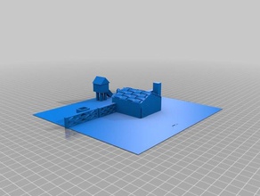 farm house chickens buildings & structures 3d print model - Mito3D