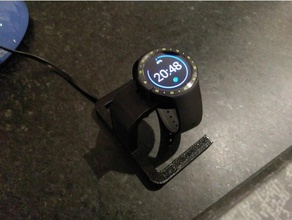 stand şarj ticwatch s e aksesuarlar standı s&e dur 3d print model - Mito3D