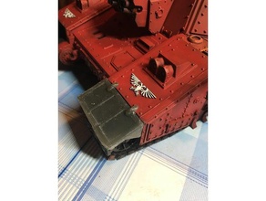 baneblade mud guard toy & game accessories wargames warhammer 40000 wh40k 3d print model - Mito3D