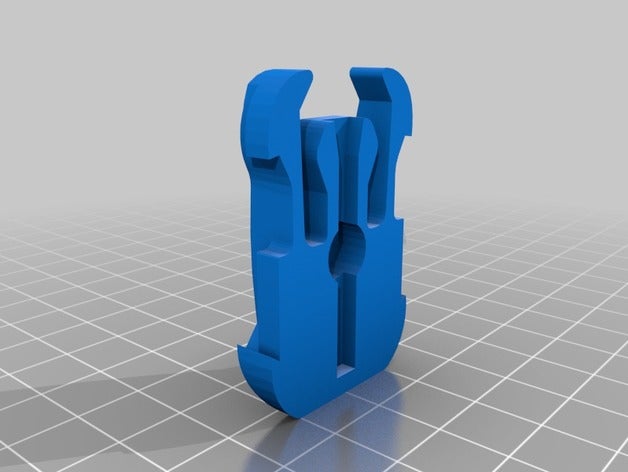 quick-release-platte Kamera base gopro mount Platte quick release 3D print model - Mito3D