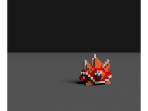 voxel mario spiny video games game 3d print model - Mito3D