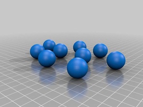 9 palle La stampa 3d palla calcio astronave 3d print model - Mito3D