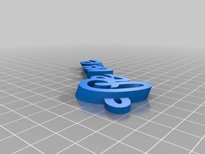 pierre Anahtarlık özelleştirilmiş 3d print model - Mito3D