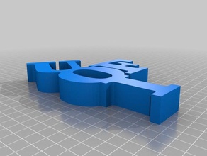u sculptures personnalisé 3d print model - Mito3D