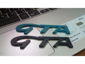 alfa romeo gta insignia de la automoción 3d print model - Mito3D