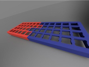 planck mecánico de teclado no necesita apoyos la electrónica 3d print model - Mito3D