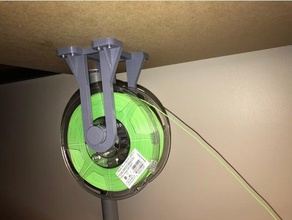 overhead alloggiamento Stampante 3d accessori bobina di filamento titolare spool porta 3d print model - Mito3D