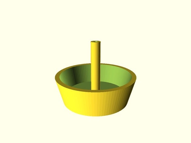 simple incense holder decor 3D print model - Mito3D