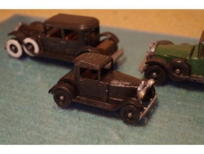 da hızlı 2 kaçış gangster-öyle değil araç 1920 28 mm ford gangster tarihi wargaming 3d print model - Mito3D