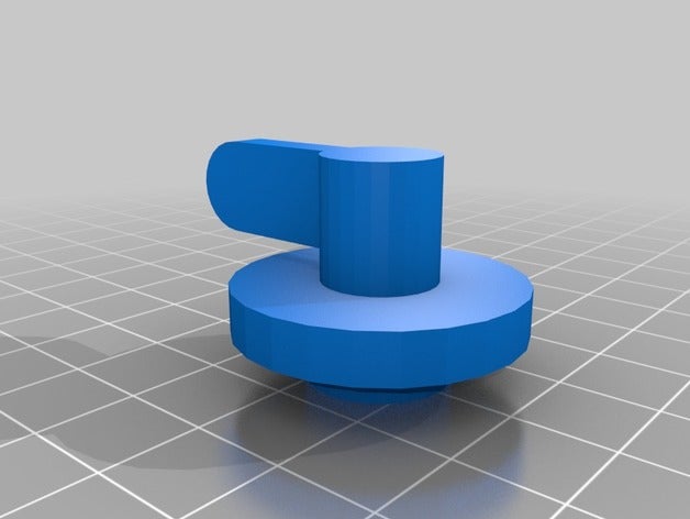knop mutfak smeg ve yemek kanca aracı knopf 3D print model - Mito3D