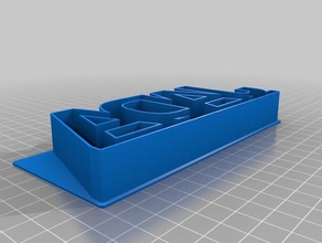 jada cookie-cutter Küche und Esszimmer kundengebundene 3d print model - Mito3D