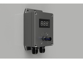 proyecto de cuadro cc velocidad variable control del ventilador hobby Impreso en 3d caja controlador ventiladores 3d print model - Mito3D