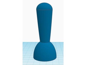 40mm diameter rubber stamp handle 3d printing 3d print model - Mito3D