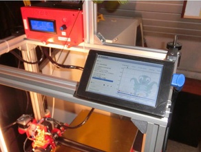 Touch screen de 5 polegadas caso 3d escalar l Impressora acessórios 3d print model - Mito3D