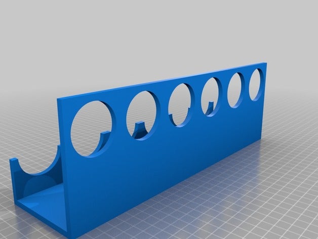 suporte da tubulação de 6 vezes gadgets tubo stand tabaco 3D print model - Mito3D