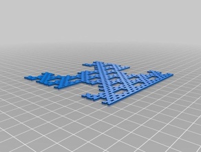 Gabel Teppich Fraktale 3d-drucken 3d print model - Mito3D
