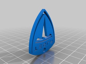 tesla key chain fashion car keychain logo 3d print model - Mito3D