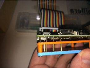raspberry pi pogopin prueba de la cuna electrónica pogo pin probador 3d print model - Mito3D